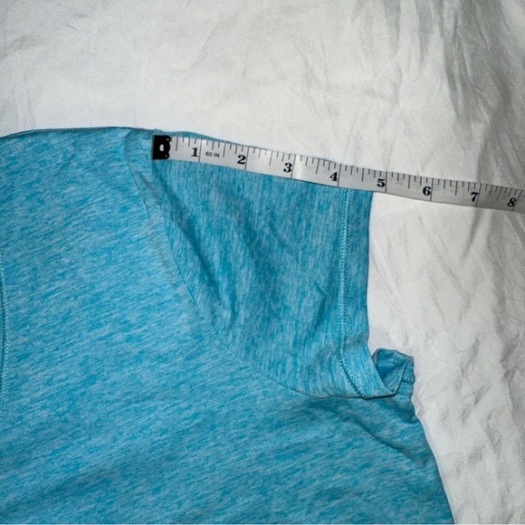 Xersion Performancewear | V Neck Short Sleeve Heathered Workout Gym Top T Shirt - Picture 8 of 11